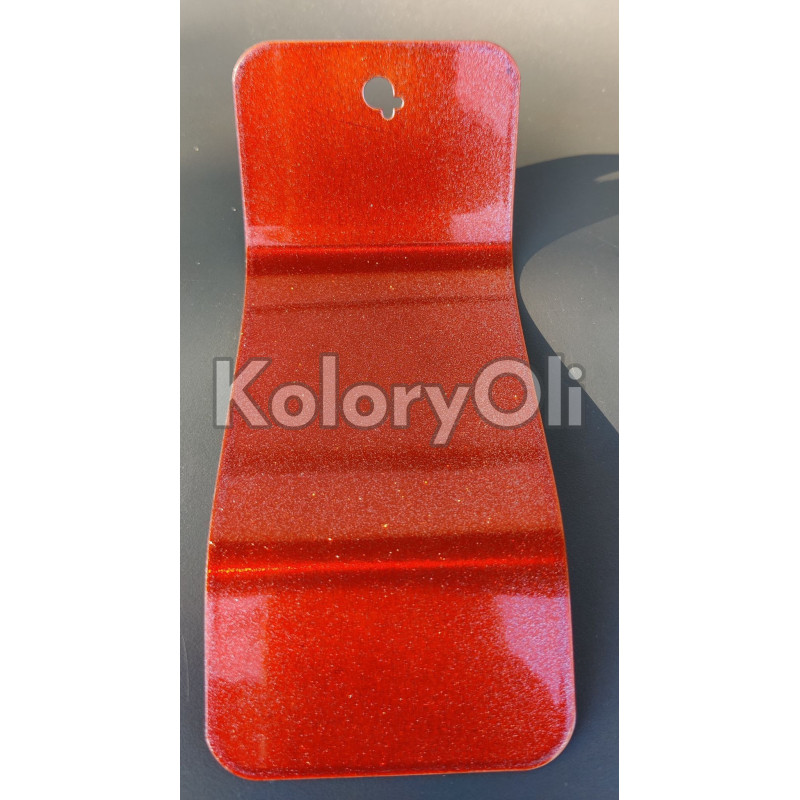 Farba Proszkowa Poliestrowa Kolor Transparent Pomarańczowy Perłowy Połysk KO-N0073 PRODUKCJA!