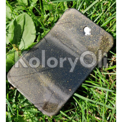 Transparent TOPAZ Farba Proszkowa do malowania dwuetapowego Poliestrowa Kolor Złoty z Brokatem Połysk KO-N0149