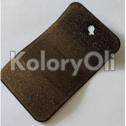 Transparent TOPAZ Farba Proszkowa do malowania dwuetapowego Poliestrowa Kolor Złoty z Brokatem Połysk KO-N0149