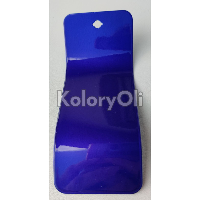 EFEKT ILUZJI JAGODA System Dwuwarstwowy Farba Proszkowa DARK BLUE Poliestrowa Kolor Ciemny Niebieski Połysk KO-N0535