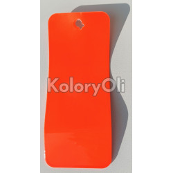 Transparent Pomarańczowy Neonowy Farba Proszkowa Poliestrowa Połysk KO-N0048