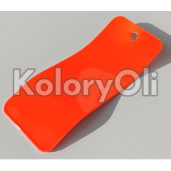 Transparent Pomarańczowy Neonowy Farba Proszkowa Poliestrowa Połysk KO-N0048