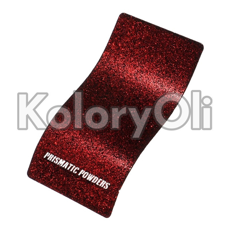 SUPER RED SPARKLE Farba Proszkowa Poliestrowa Kolor Czerwony Połysk KO-PP0143