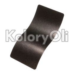 FLAT BLACK METALLIC Farba Proszkowa Poliuretanowa Kolor Czarny Satyna KO-PP0895