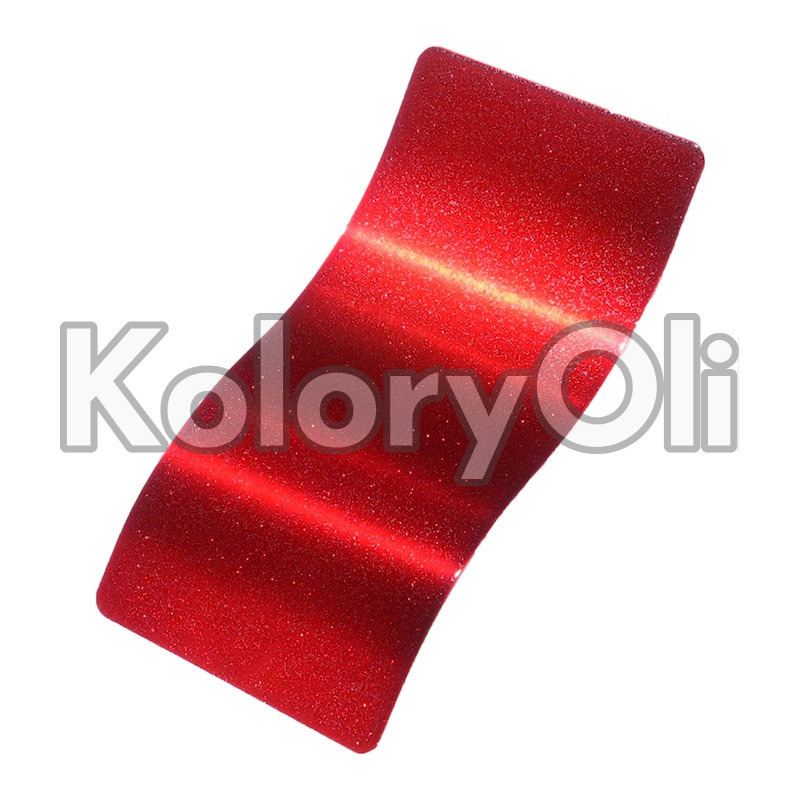 STARLIGHT RED Farba Proszkowa Poliuretanowa Kolor Czerwony Wysoki połysk KO-PP1066