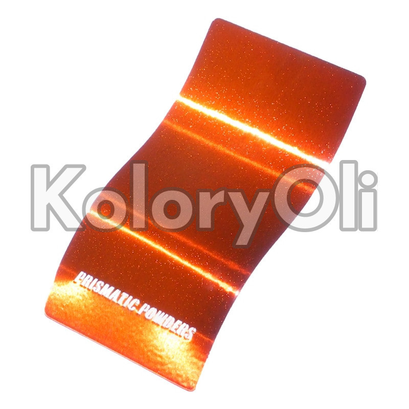 ORANGE SHERBERT SPARKLE Farba Proszkowa Poliestrowa Kolor Pomarańczowy Wysoki połysk KO-PP1244