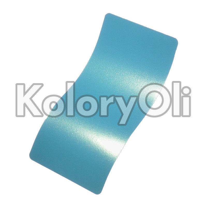 EMERALD SKY BLUE Farba Proszkowa Poliestrowa Kolor Niebieski Połysk KO-PP1254