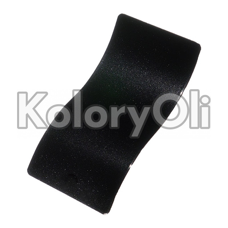 DUSTED BLACK Farba Proszkowa Poliestrowa Kolor Czarny Wysoki połysk KO-PP1355