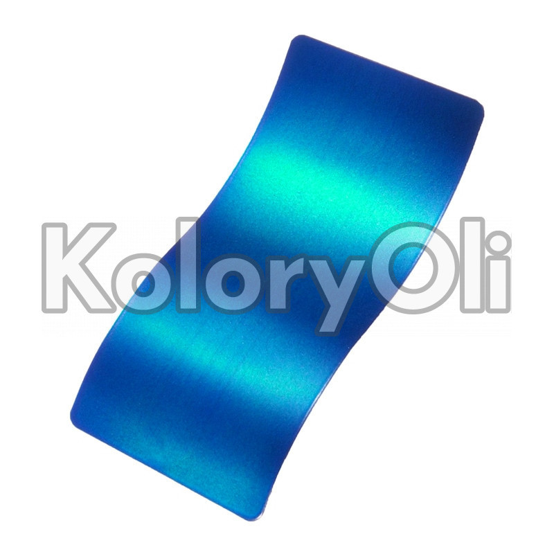 FLAT TRANS BLUE Farba Proszkowa Poliuretanowa Kolor Niebieski SuperMat KO-PP1397