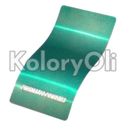 AQUA FIRE Farba Proszkowa Poliestrowa Kolor Zielony Wysoki połysk KO-PP1483