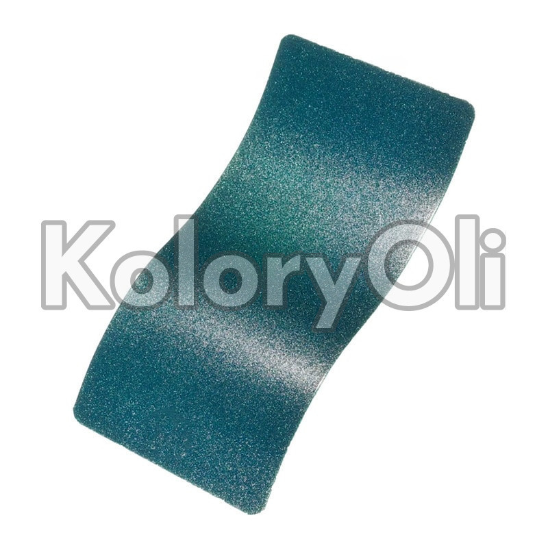 COSMIC TEAL Farba Proszkowa Poliestrowa Kolor Niebieski Połysk KO-PP1672