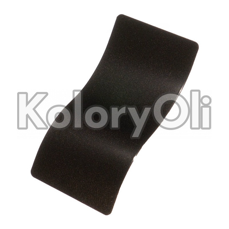 CHARCOAL METALLIC Farba Proszkowa Epoksydowa Kolor Czarny Wysoki połysk KO-PP2276