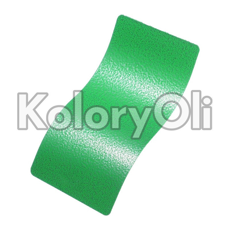 GREEN GLOW/SILVER Farba Proszkowa Poliestrowa Kolor Zielony Półpołysk KO-PP2476