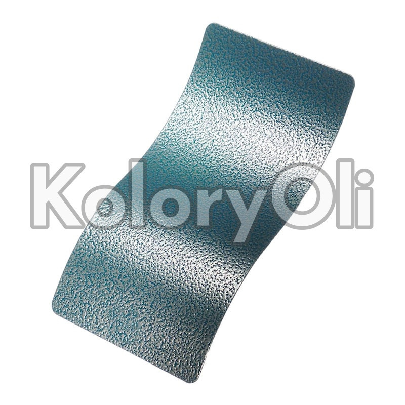 TURQUOISE/SILVER Farba Proszkowa Poliestrowa Kolor Zielony Połysk KO-PP2490