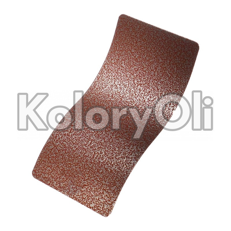 RUST/SILVER Farba Proszkowa Poliestrowa Kolor Srebrny Półpołysk KO-PP2488