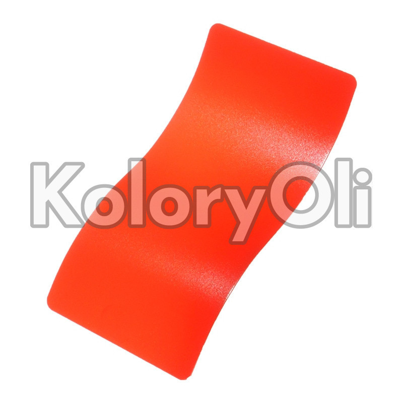 Satin Hot Orange Farba Proszkowa Poliestrowa Kolor Czerwony Mat KO-PP2745