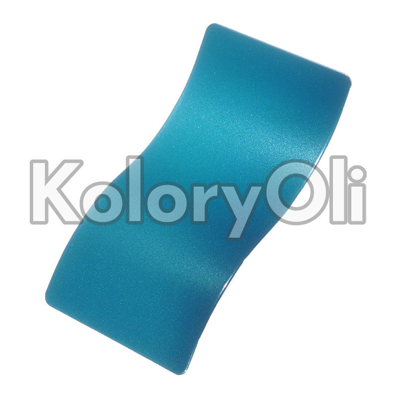 TROPICAL BLUE STEP 1 Farba Proszkowa Poliestrowa Kolor Niebieski Połysk KO-PP2795