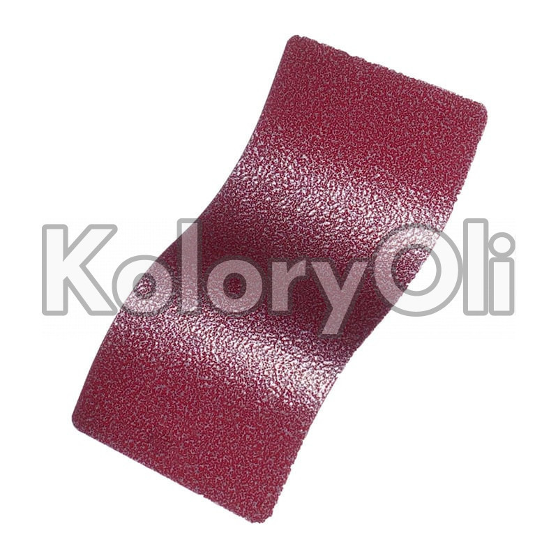 BURGUNDY/SILVER Farba Proszkowa Poliestrowa Kolor Czerwony Półpołysk KO-PP3428