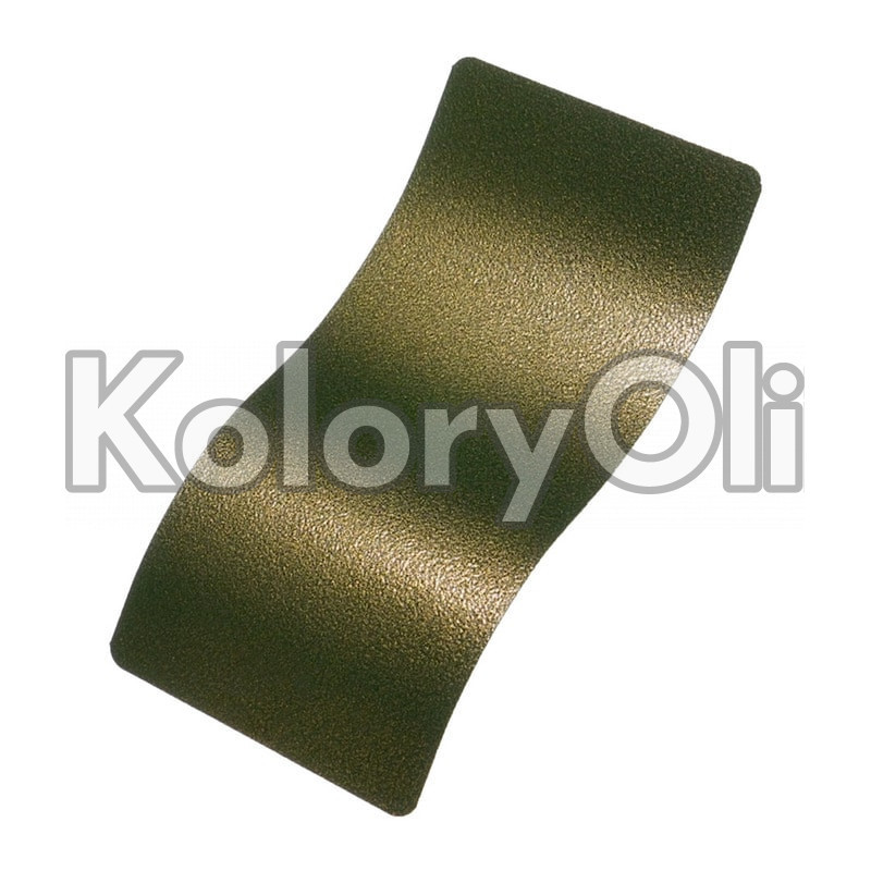 GREEN/GOLD Farba Proszkowa Poliestrowa Kolor Złoty Mat KO-PP3444