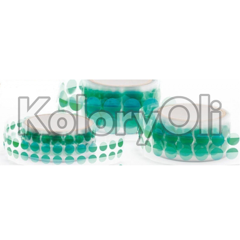 Taśma zielona wysokotemperaturowa Kółka fi 53mm Taśma zielona wysokotemperaturowa Kółka fi 53mm