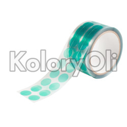 Taśma zielona wysokotemperaturowa Kółka fi 73mm Taśma zielona wysokotemperaturowa Kółka fi 73mm