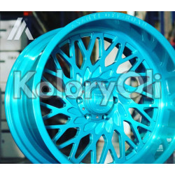 RAL 5018 Farba Proszkowa Poliestrowa Kolor Niebieski Turkusowy Gładki Półpołysk KO-U150