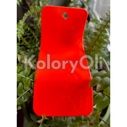 Transparent Pomarańczowy Neonowy Farba Proszkowa Poliestrowa Połysk KO-N0048