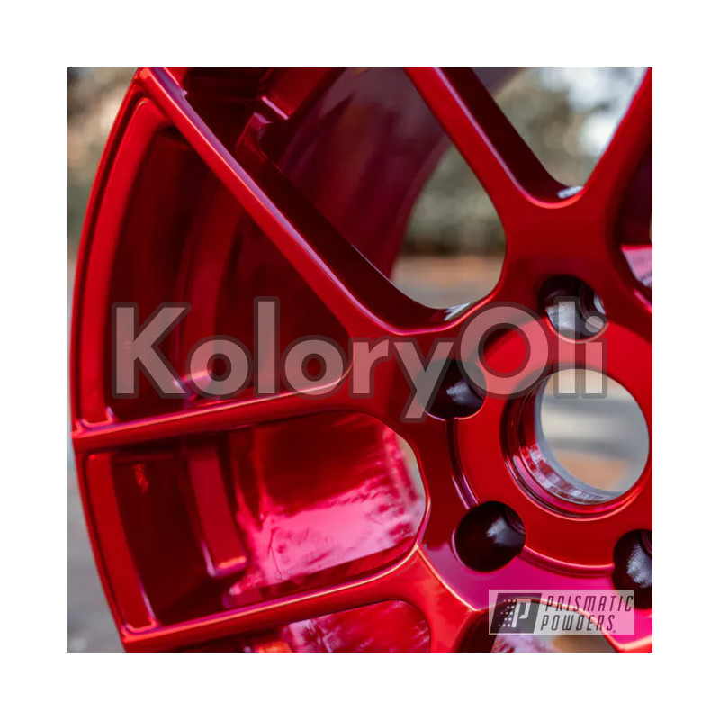 LOLLYPOP RED Farba Proszkowa Poliuretanowa Kolor Czerwony Wysoki połysk KO-PP0009 LOLLYPOP RED Farba Proszkowa Poliuretanowa Kolor Czerwony Wysoki połysk KO-PP0009