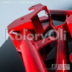 RED WHEEL Farba Proszkowa Poliestrowa Kolor Czerwony Wysoki połysk KO-PP0074 RED WHEEL Farba Proszkowa Poliestrowa Kolor Czerwony Wysoki połysk KO-PP0074