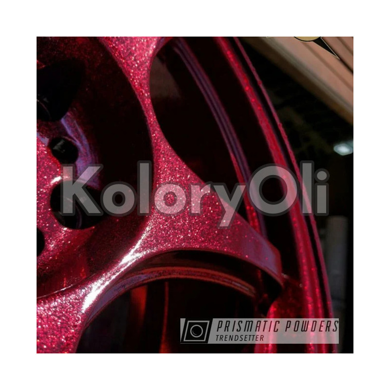 SUPER RED SPARKLE Farba Proszkowa Poliestrowa Kolor Czerwony Połysk KO-PP0143 SUPER RED SPARKLE Farba Proszkowa Poliestrowa Kolor Czerwony Połysk KO-PP0143
