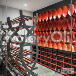 ILLUSION ORANGE CHERRY Farba Proszkowa Poliestrowa Kolor Czerwony Wysoki połysk KO-PP0298