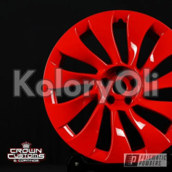 RACER RED Farba Proszkowa Poliestrowa Kolor Czerwony Wysoki połysk KO-PP0217 RACER RED Farba Proszkowa Poliestrowa Kolor Czerwony Wysoki połysk KO-PP0217