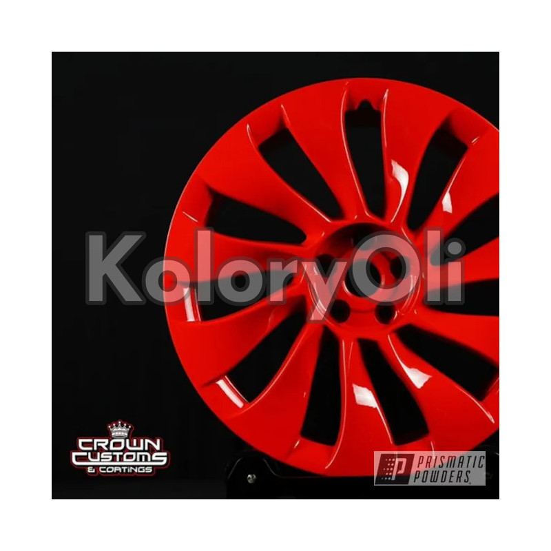 RACER RED Farba Proszkowa Poliestrowa Kolor Czerwony Wysoki połysk KO-PP0217 RACER RED Farba Proszkowa Poliestrowa Kolor Czerwony Wysoki połysk KO-PP0217