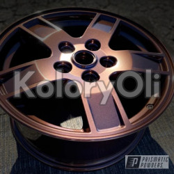 LAZER COPPER Farba Proszkowa Poliestrowa Kolor Brąz Wysoki połysk KO-PP1051 LAZER COPPER Farba Proszkowa Poliestrowa Kolor Brąz Wysoki połysk KO-PP1051