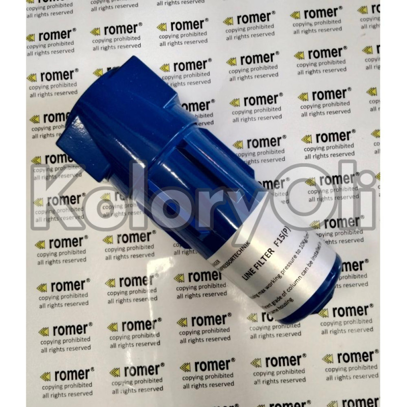 Filtr powietrza - liniowy F15 (P) 1" 1500L/min - KO-RR0006722