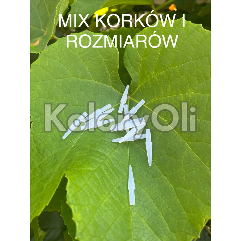 OKAZJA!! MIX KOLORÓW I ROZMIARÓW 19 SZT.- KOREK WYSOKOTEMPERATUROWY + 7 OSŁONEK!