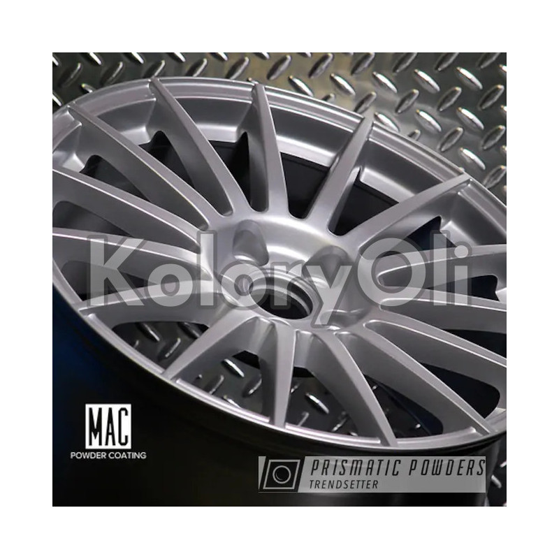 PORSCHE SILVER Farba Proszkowa Poliestrowa Kolor Srebrny Połysk KO-PP0054 PORSCHE SILVER Farba Proszkowa Poliestrowa Kolor Srebrny Połysk KO-PP0054