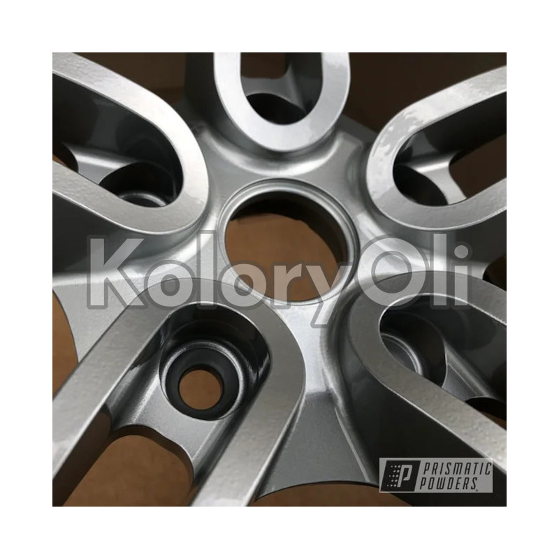 PORSCHE SILVER Farba Proszkowa Poliestrowa Kolor Srebrny Połysk KO-PP0054 PORSCHE SILVER Farba Proszkowa Poliestrowa Kolor Srebrny Połysk KO-PP0054
