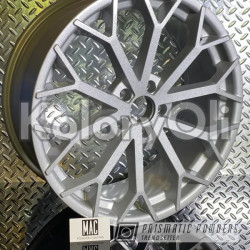 PORSCHE SILVER Farba Proszkowa Poliestrowa Kolor Srebrny Połysk KO-PP0054 PORSCHE SILVER Farba Proszkowa Poliestrowa Kolor Srebrny Połysk KO-PP0054