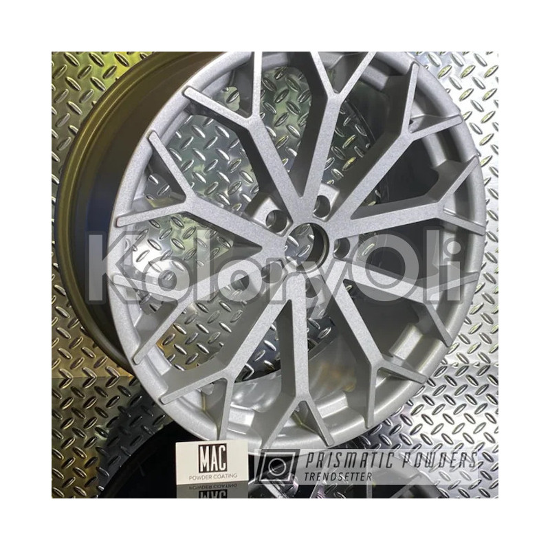 PORSCHE SILVER Farba Proszkowa Poliestrowa Kolor Srebrny Połysk KO-PP0054 PORSCHE SILVER Farba Proszkowa Poliestrowa Kolor Srebrny Połysk KO-PP0054