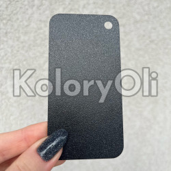 BLACK NERO METALIK Farba Proszkowa Poliestrowa Kolor czarny Drobna Struktura Mat KO-PL212 BLACK NERO METALIK Farba Proszkowa Poliestrowa Kolor czarny Drobna Struktura Mat KO-PL212