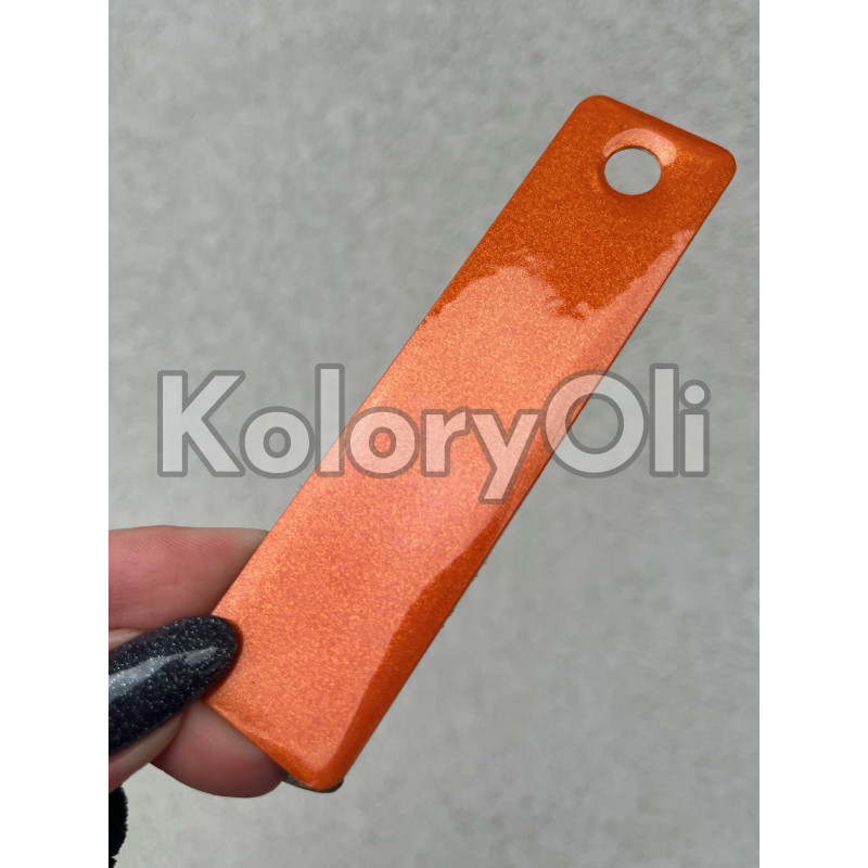 ILLUSION ORANGE Farba Proszkowa Poliestrowa Kolor Pomarańczowy Wysoki połysk KO-PP0011