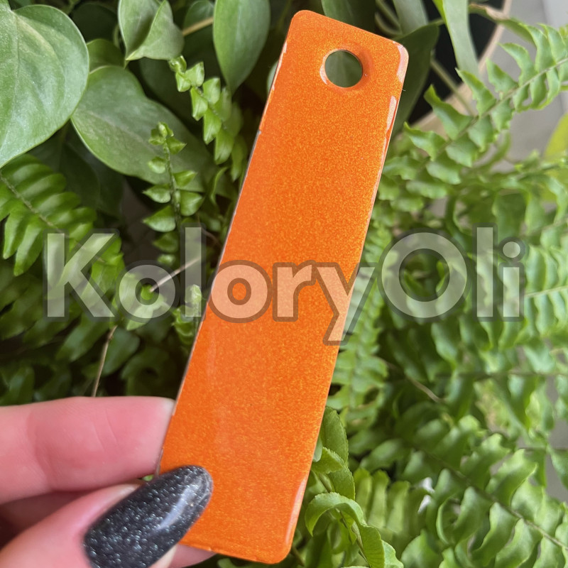 ILLUSION ORANGE Farba Proszkowa Poliestrowa Kolor Pomarańczowy Wysoki połysk KO-PP0011