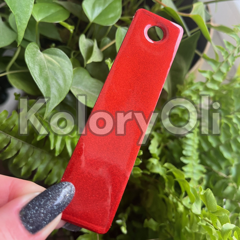 ILLUSION ORANGE CHERRY (efekt iluzji) Farba Proszkowa Poliestrowa Kolor Czerwony Wysoki połysk KO-PP0298