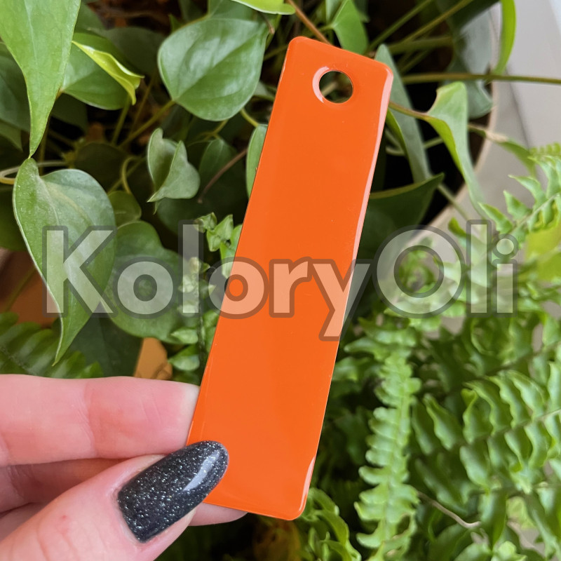 BRIGHT ORANGE Farba Proszkowa Poliestrowa Kolor Pomarańczowy Wysoki połysk KO-PP0078