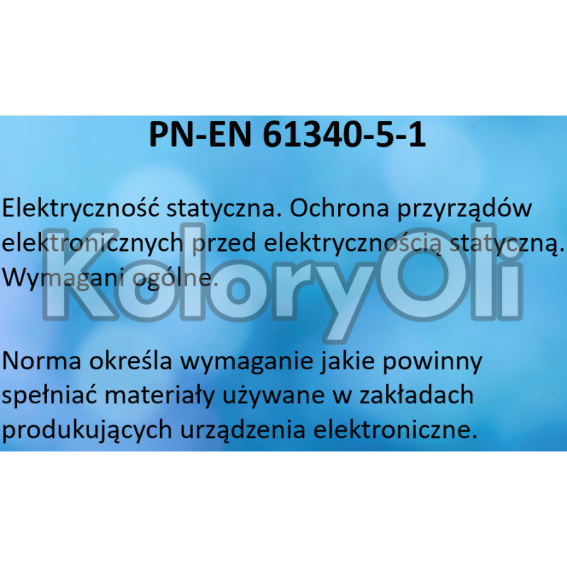 ESD ANTYSTATYCZNA Półprzewodząca RAL 7021 Farba Proszkowa Poliestrowa Kolor Szaro-Czarny Drobna Struktura KO-PL052 ESD ANTYSTATYCZNA Półprzewodząca RAL 7021 Farba Proszkowa Poliestrowa Kolor Szaro-Czarny Drobna Struktura KO-PL052