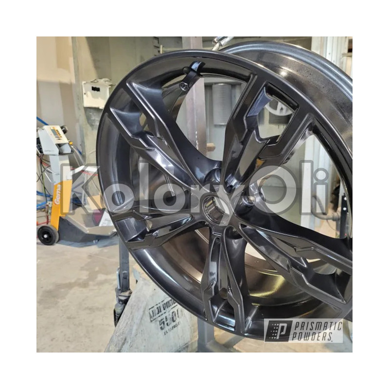 BLACK CHROME III Farba Proszkowa Poliestrowa Kolor Czarny Półpołysk KO-PP0266 BLACK CHROME III Farba Proszkowa Poliestrowa Kolor Czarny Półpołysk KO-PP0266
