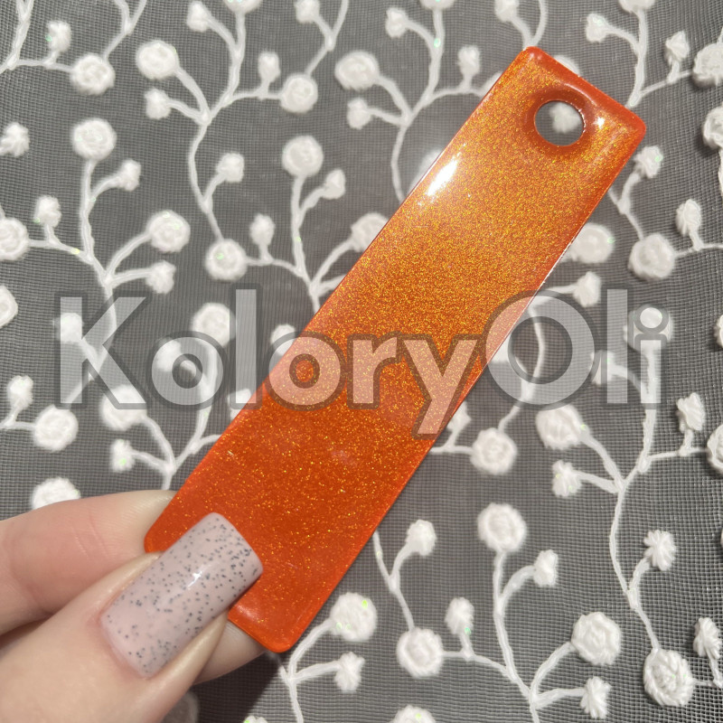 ILLUSION TANGERINE TWIST Farba Proszkowa Poliestrowa Kolor Pomarańczowy Wysoki połysk KO-PP0148
