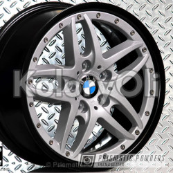 BMW SILVER Farba Proszkowa Poliestrowa Kolor Srebrny Półpołysk KO-PP0048 BMW SILVER Farba Proszkowa Poliestrowa Kolor Srebrny Półpołysk KO-PP0048