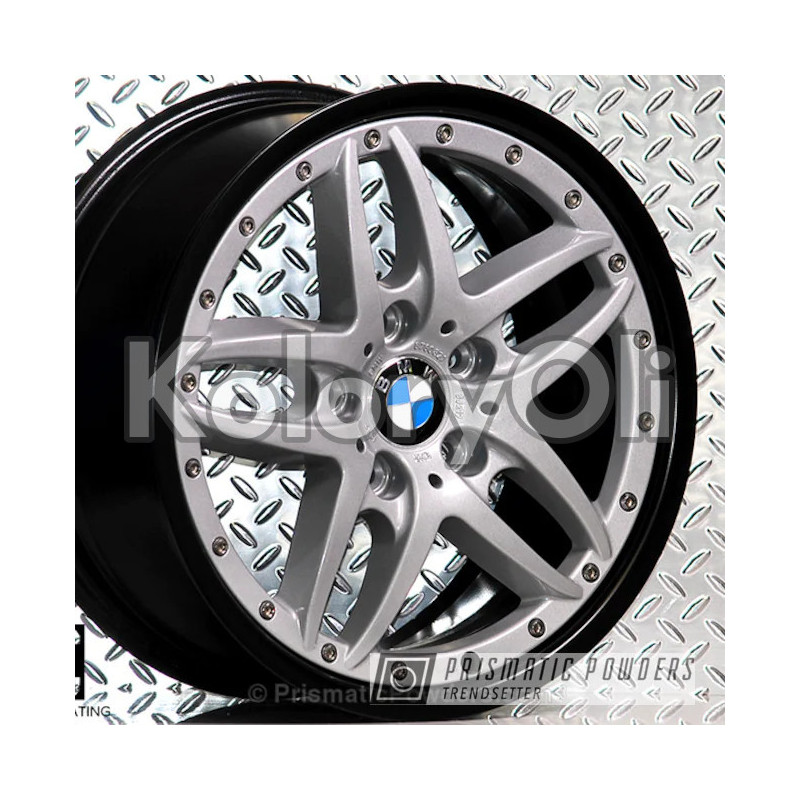 BMW SILVER Farba Proszkowa Poliestrowa Kolor Srebrny Półpołysk KO-PP0048 BMW SILVER Farba Proszkowa Poliestrowa Kolor Srebrny Półpołysk KO-PP0048